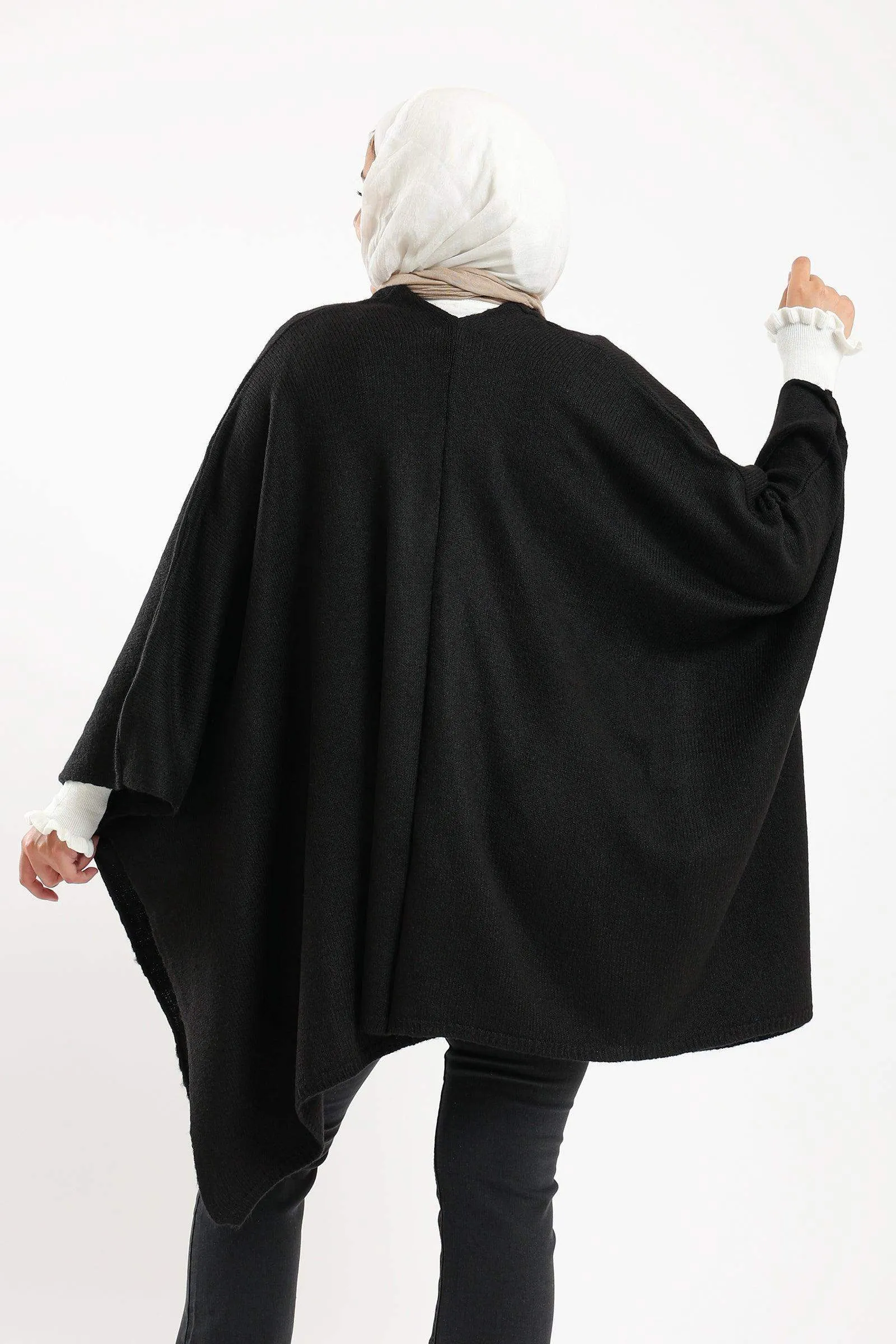 One Size Wool Poncho