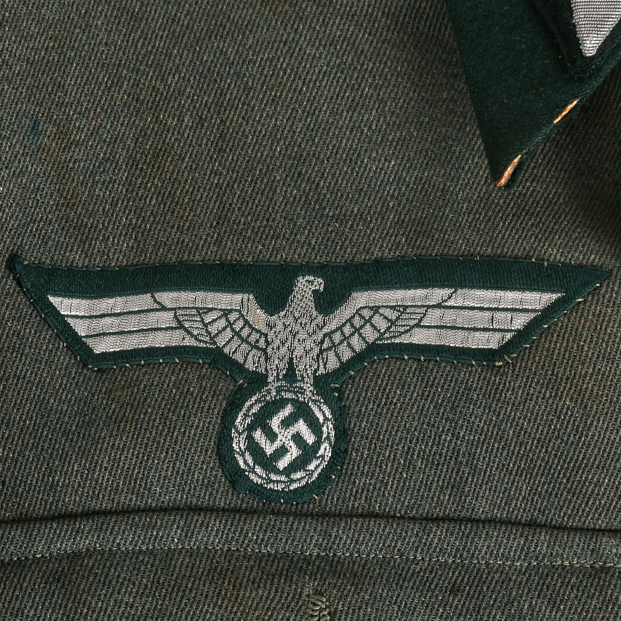 Original German WWII Named Heer Infantry Hauptmann's M36 Field Uniform Tunic & Trousers with EKI, Wound Badge & Ribbon Bar - dated 1941