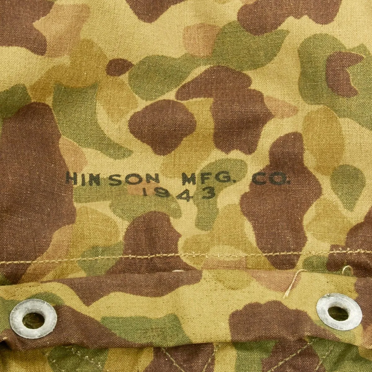 Original U.S. WWII M1943 Camouflage Jungle Pack - Hinson Manufacturing Company 1943