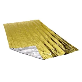 Outdoor Survival Emergency Insulation Blanket Gold Silver Double-Sided Moisture-Proof Mat, Size: 2.2x1.6m