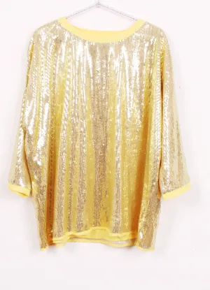 Oversized Sequin Tunic Top