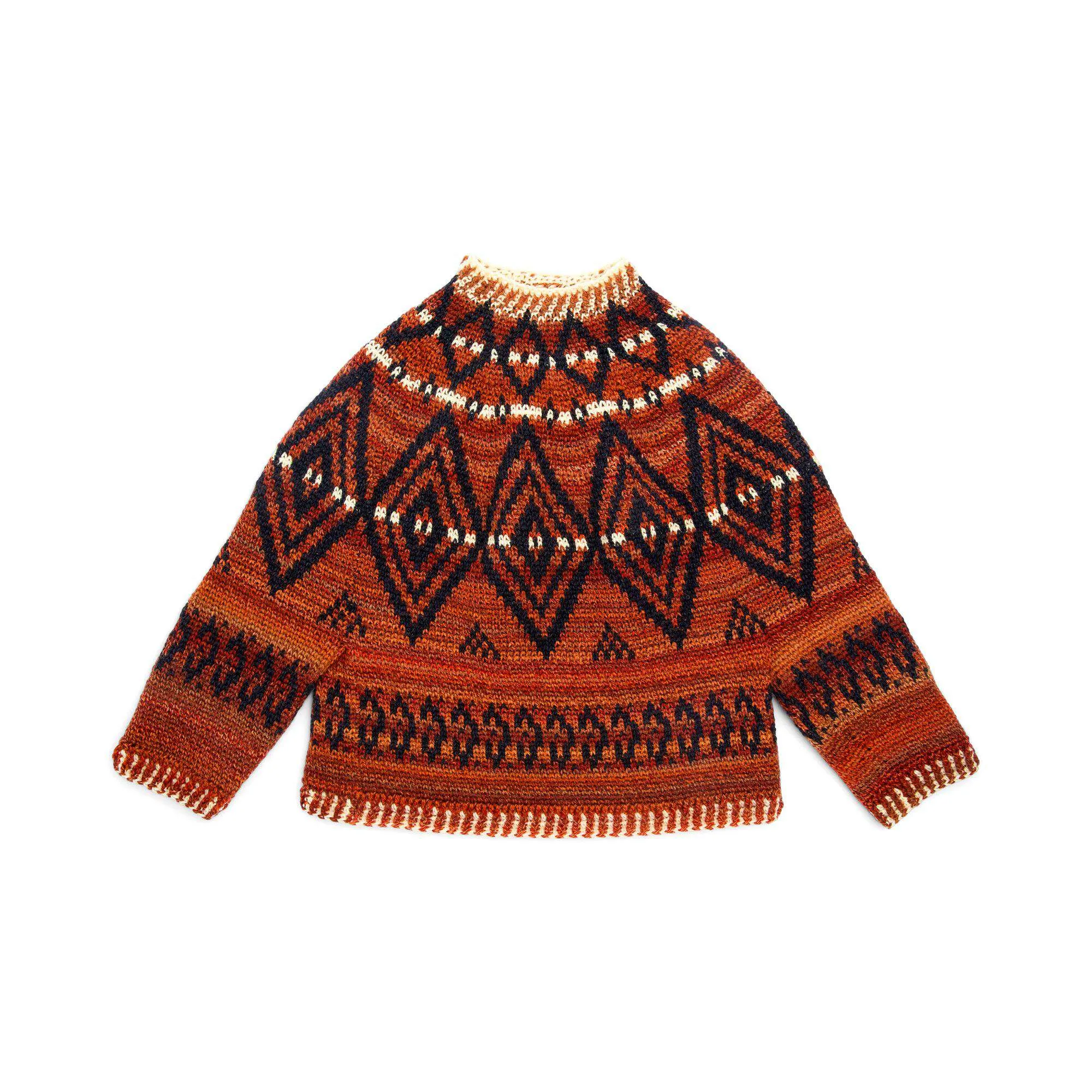 Patons Alcona Colorwork Crochet Sweater