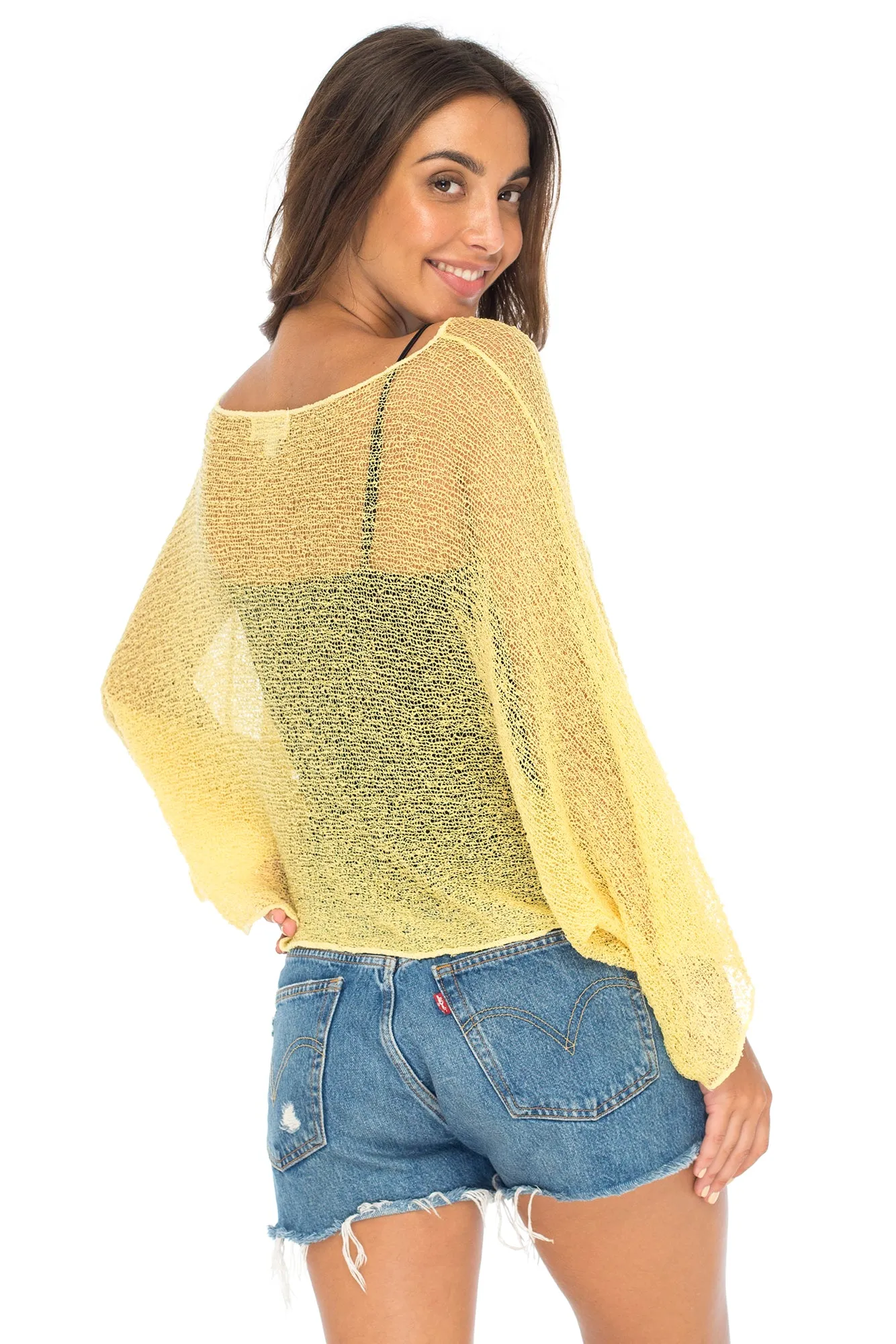 Poncho Pullover Blouse Sweater Shrug