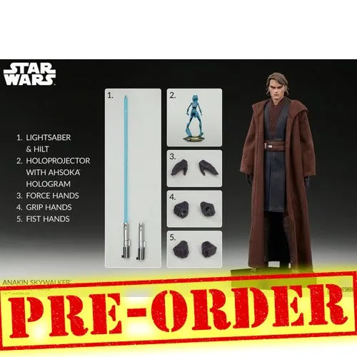 (PREORDER) 1:6 Star Wars : Clone Wars - Anakin Skywalker Figure Sideshow (EARLY BIRD $360)