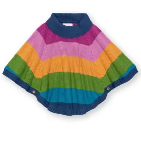 Rainbow poncho