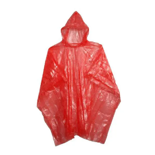 Red Rain Poncho