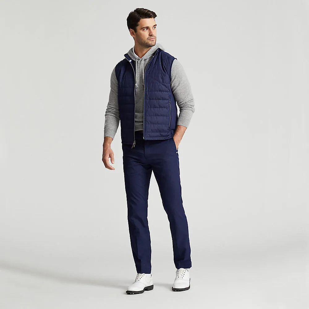 RLX Ralph Lauren Cool Wool Full Zip Golf Vest - Refined Navy