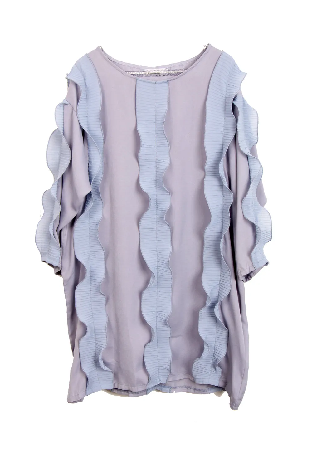 Ruffle Detail Tunic Dress