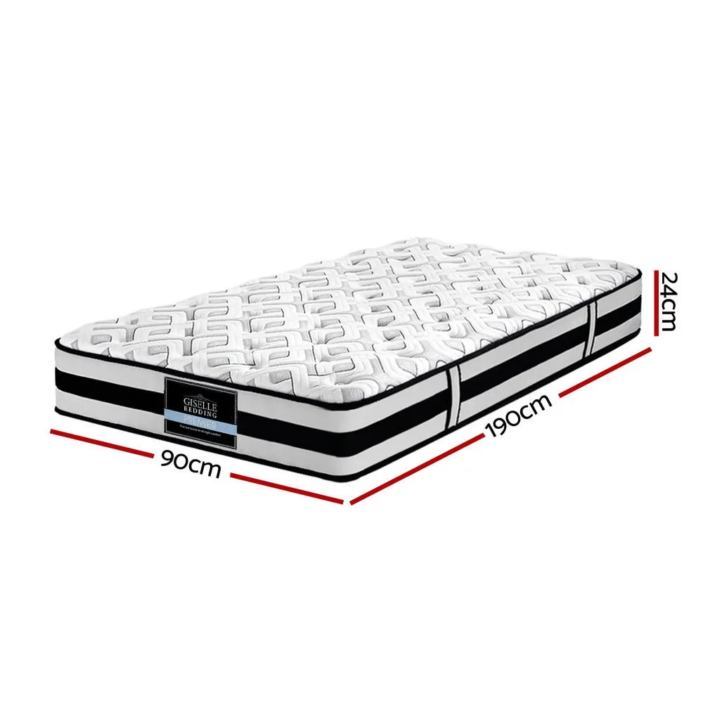 Rumba Tight Top Pocket Spring Mattress 24cm Thick - Single