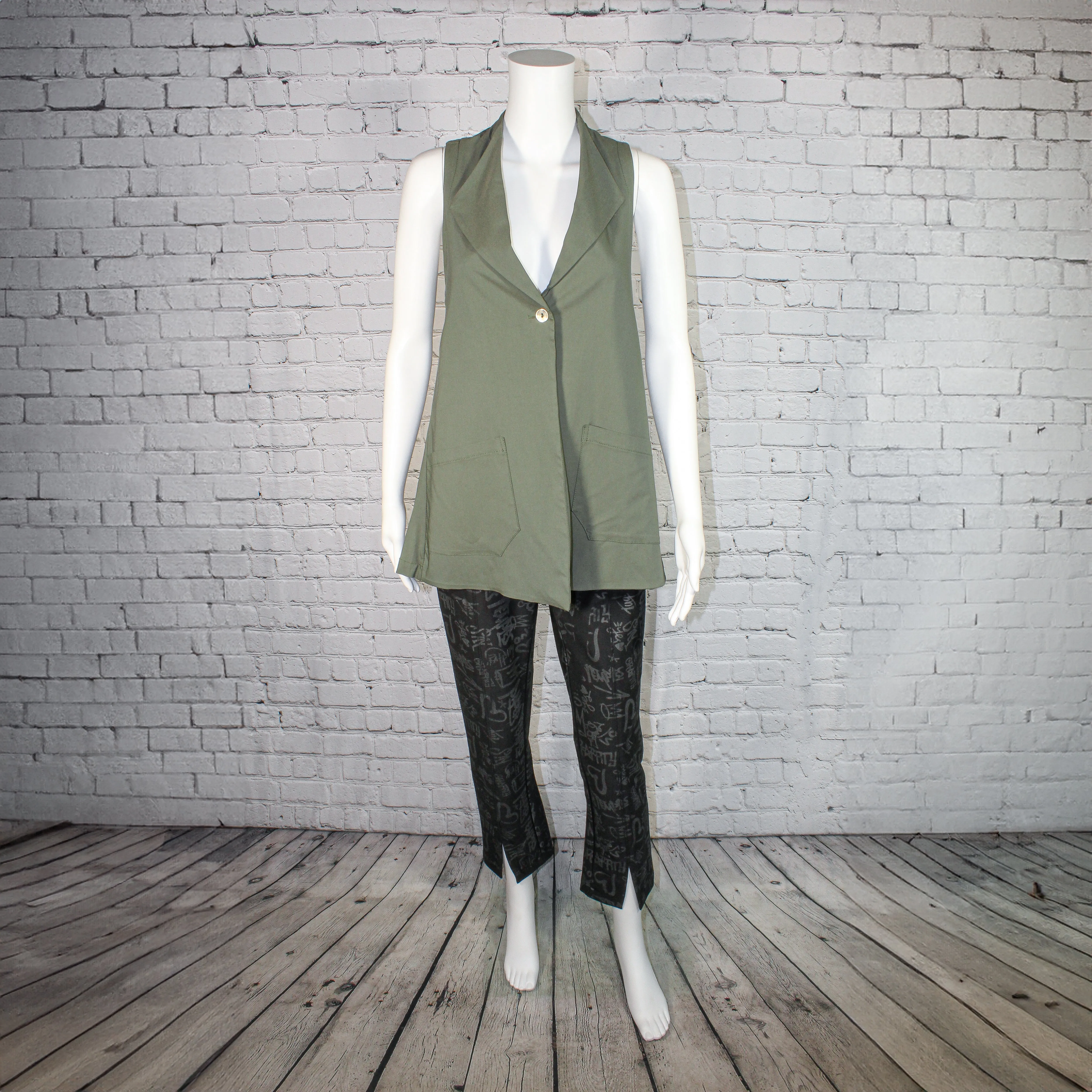 SALE! Corbin Vest in Olive by Porto