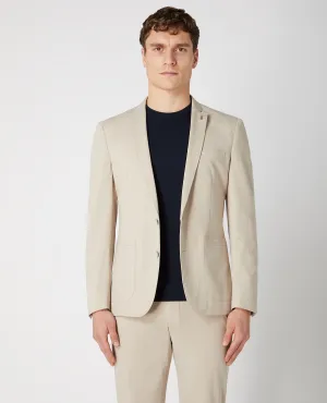 Slim Fit Cotton-Blend Stretch Jacket