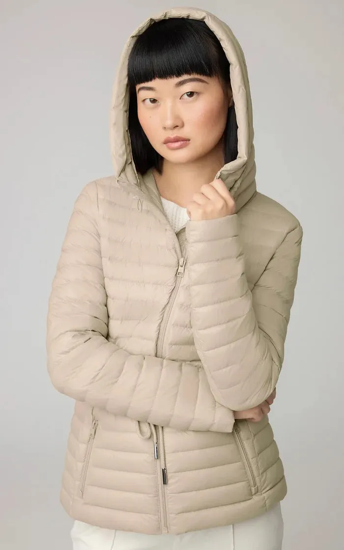 SOIA&KYO AYLEEN - Sustainable Slim-Fit Ultra-Lightweight Down Jacket With Hood