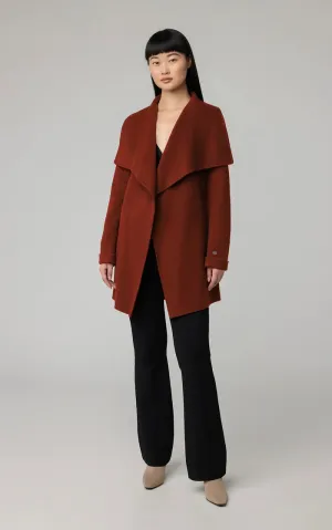 SOIA&KYO BRIDGETTE-N - Straight-Fit Double-Face Wool Coat