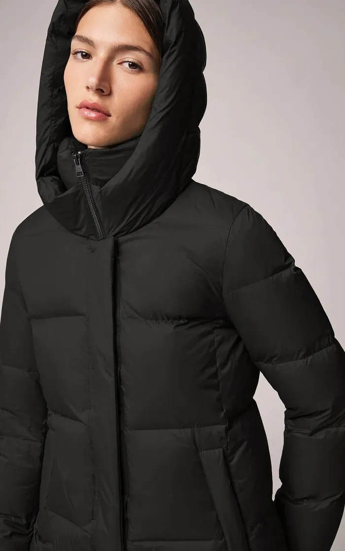 SOIA&KYO NATALI - Sustainable Straight-Fit Down Coat With Hood