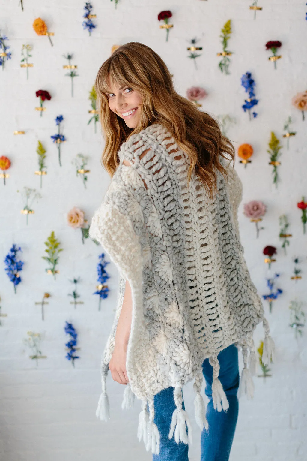 Starburst Cloud Poncho Pattern