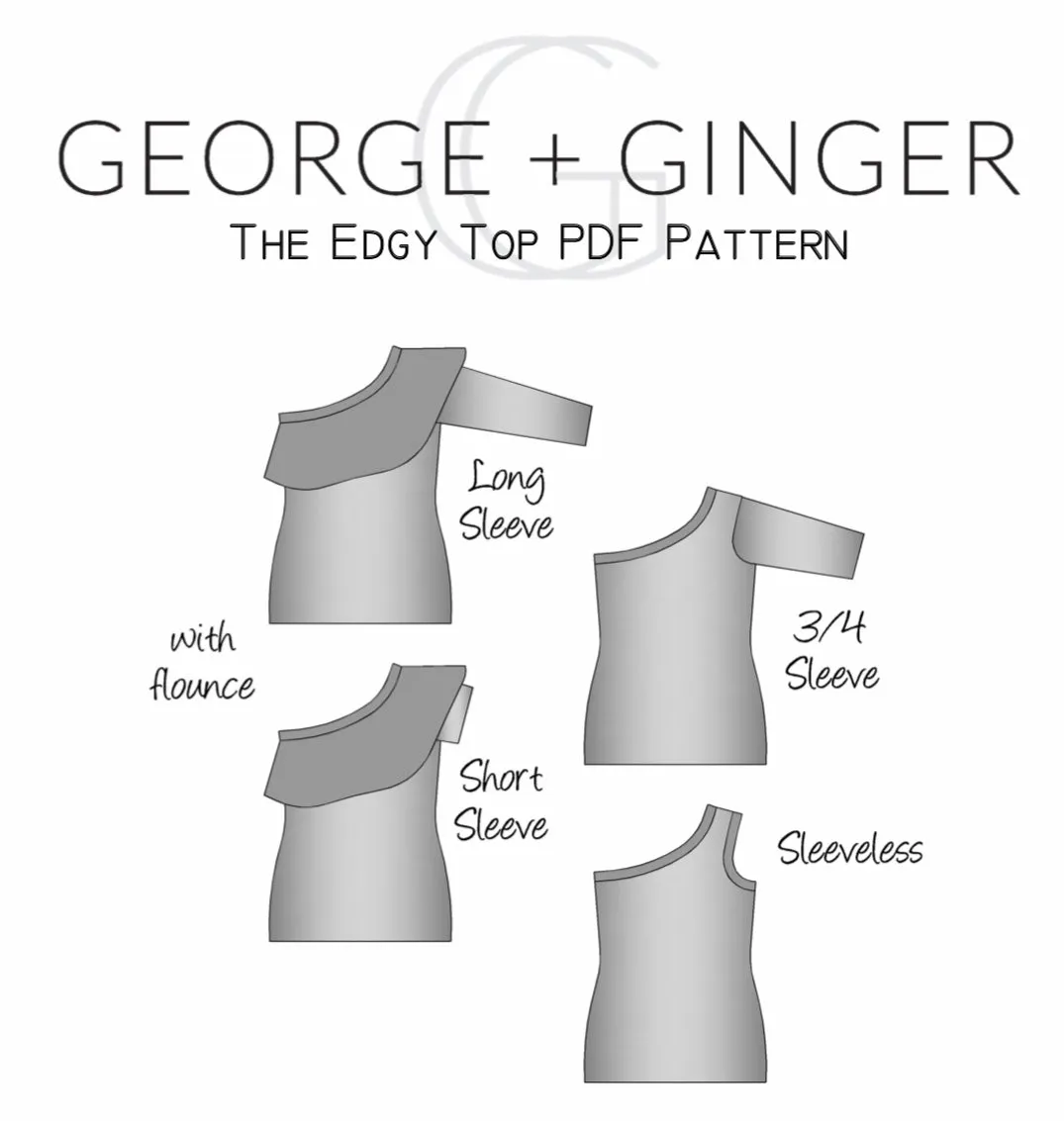 The Edgy Top PDF Sewing Pattern