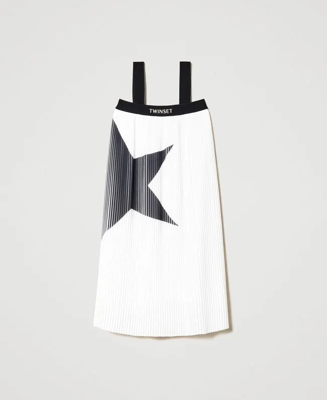 TWS White Pleated Skirt Dress