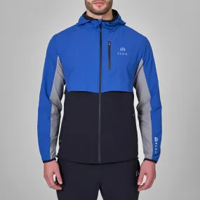 Versatility Tracksuit Jacket - Black/Cobalt/Grey