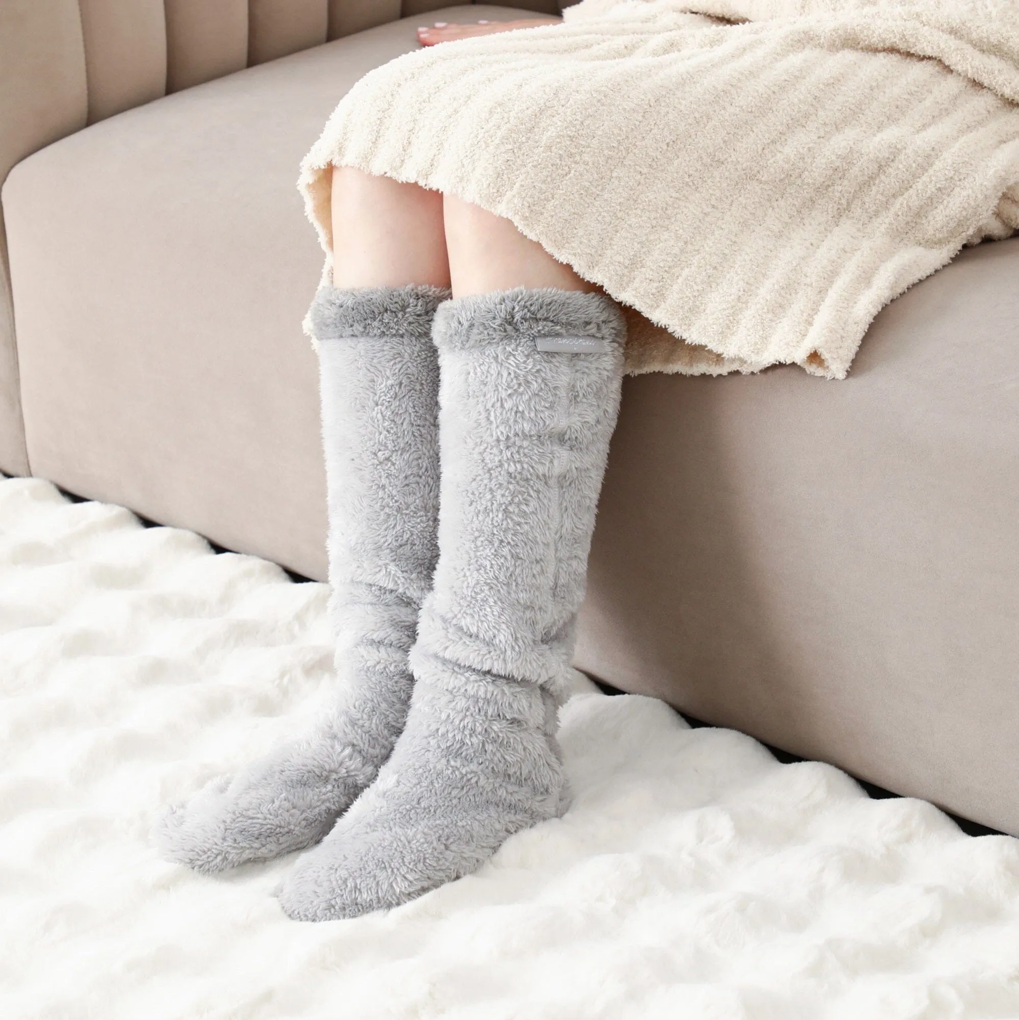 Warm Fleece Socks  Gray