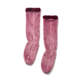 Warm Fleece Socks  Purple