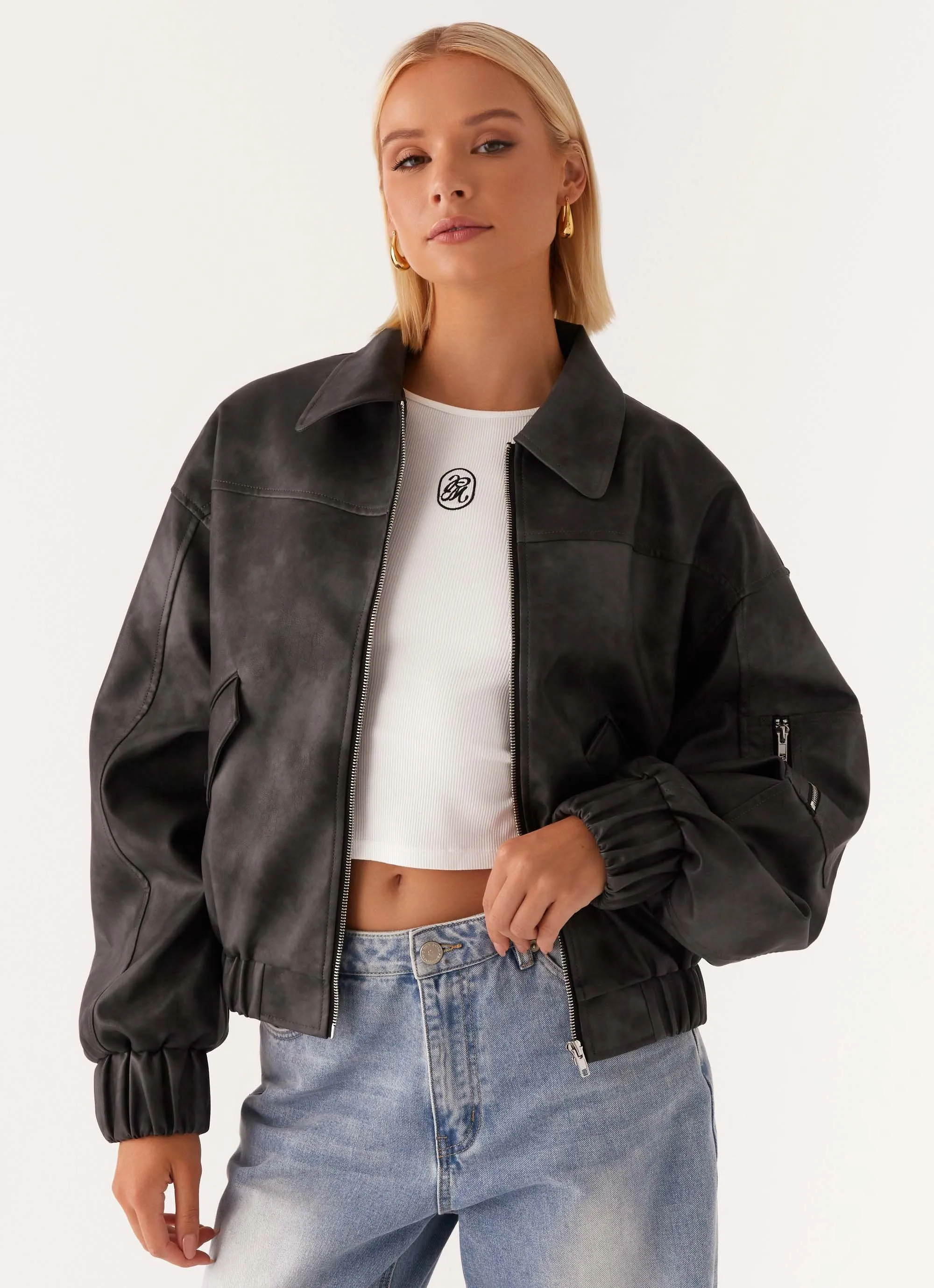 Washington Bomber Jacket - Black