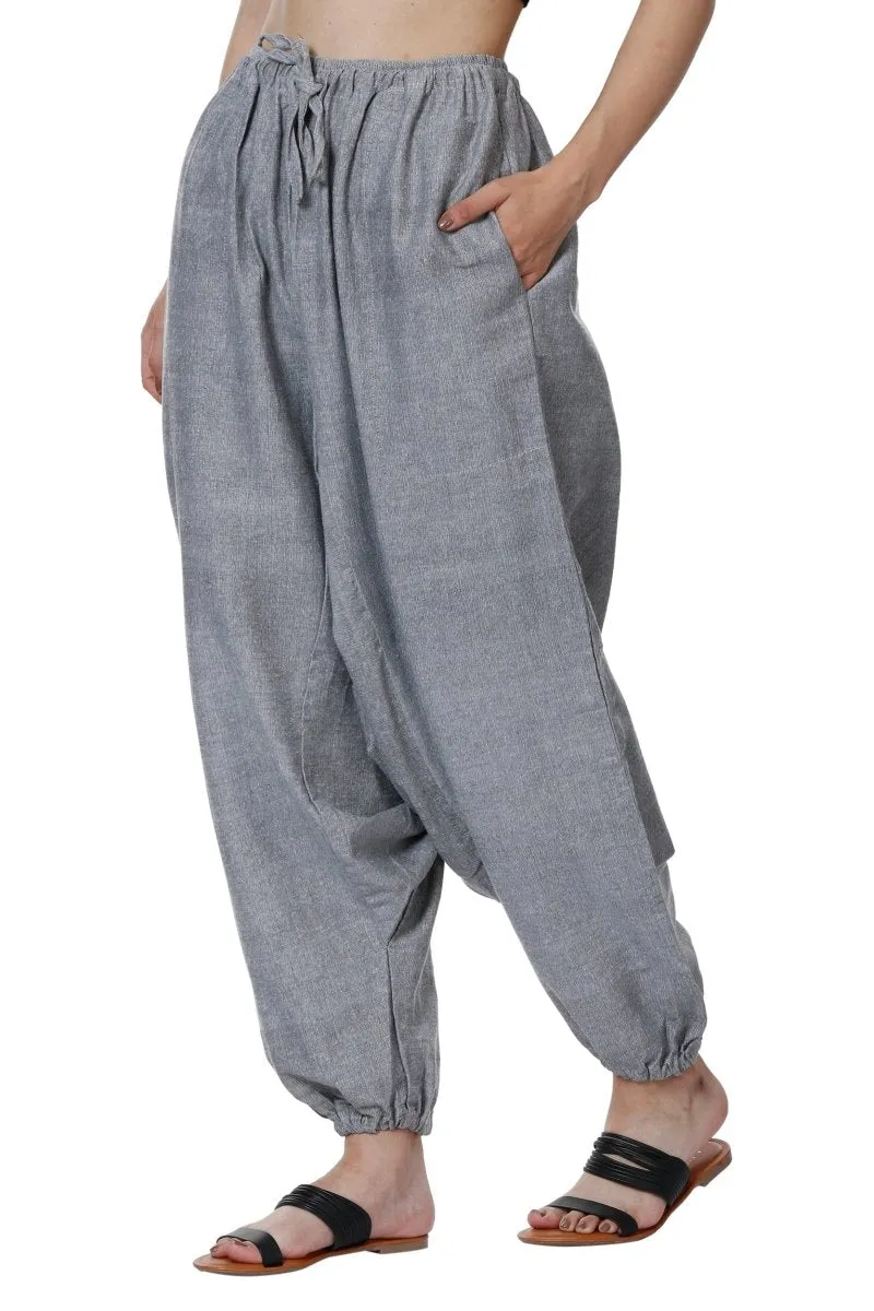 Women's Harem Pants | Grey | Fits Waist Size 28" to 36"