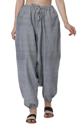 Women's Harem Pants | Grey | Fits Waist Size 28" to 36"