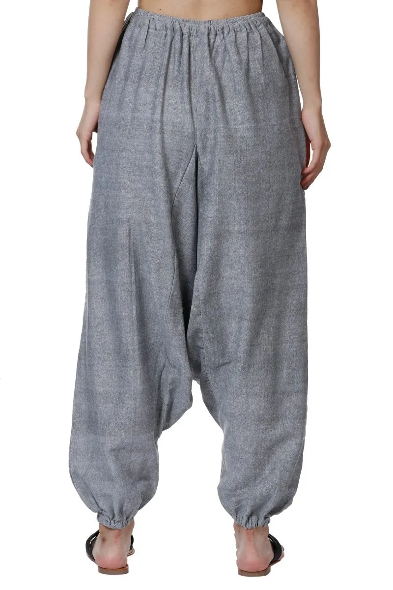 Women's Harem Pants | Grey | Fits Waist Size 28" to 36"