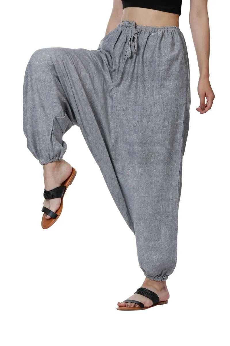 Women's Harem Pants | Grey | Fits Waist Size 28" to 36"