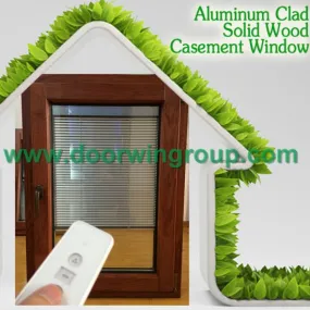 Wood Window with Aluminum Cladding, Standard European Style Aluminum Wood Window with Ce Certification - China Window, Aluminum Window